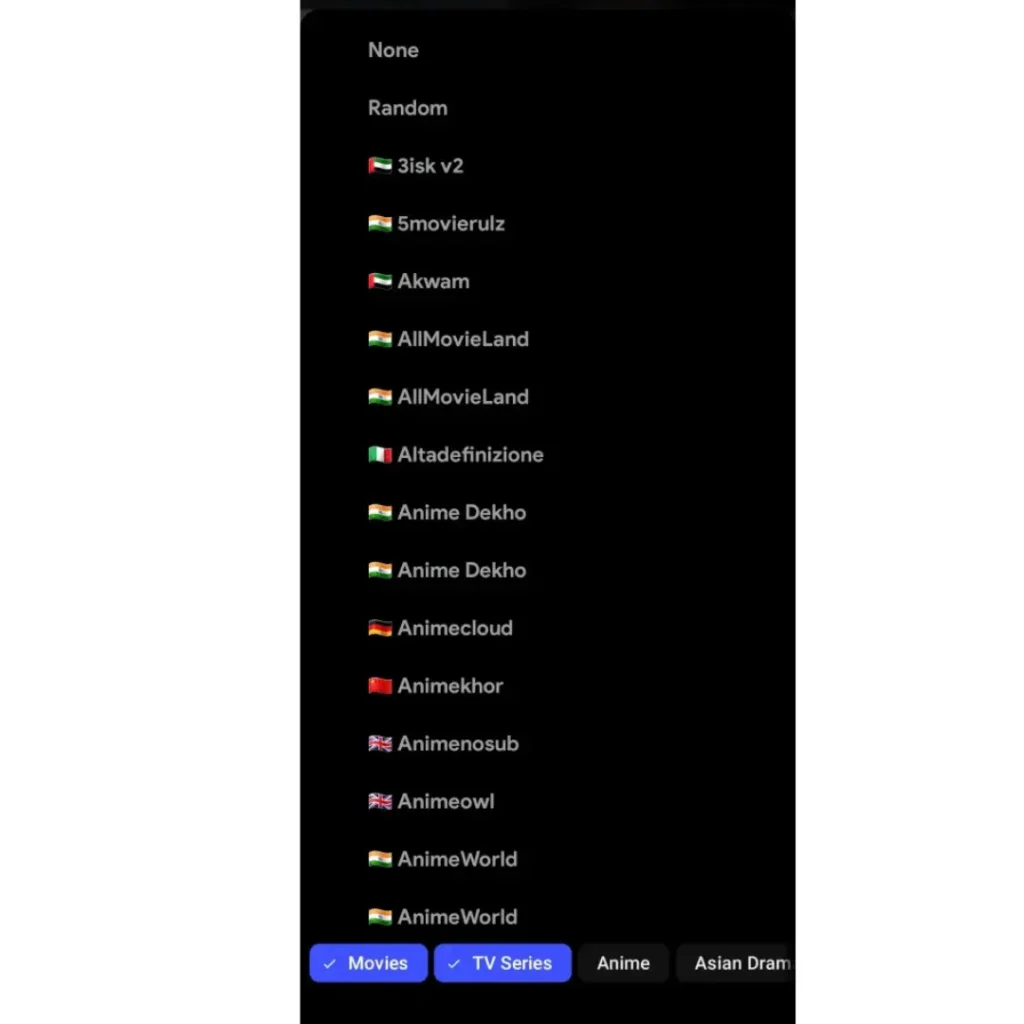extensions providers