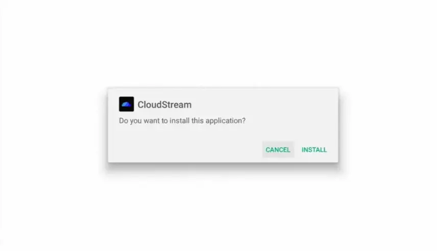 steps to install cloudstream on android tv