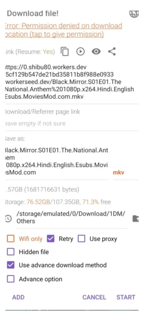 Add link in 1dm