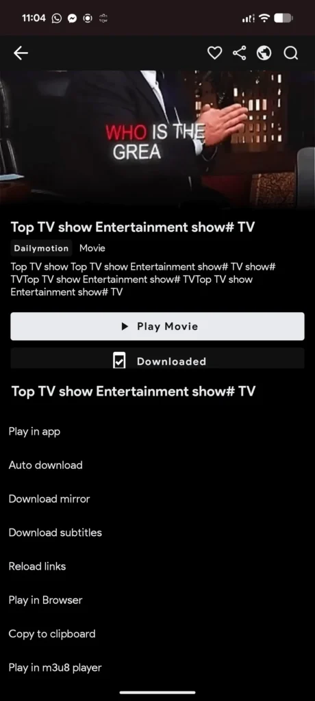 link copy to clipboard option